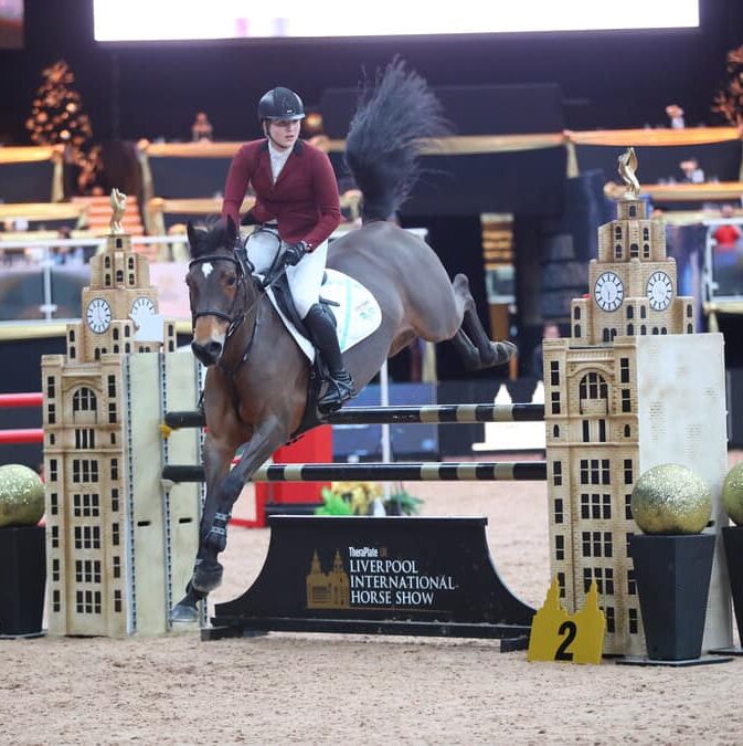grace wallace at liverpool horse show