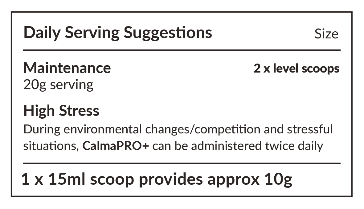 CalmaPRO+ Ingredients